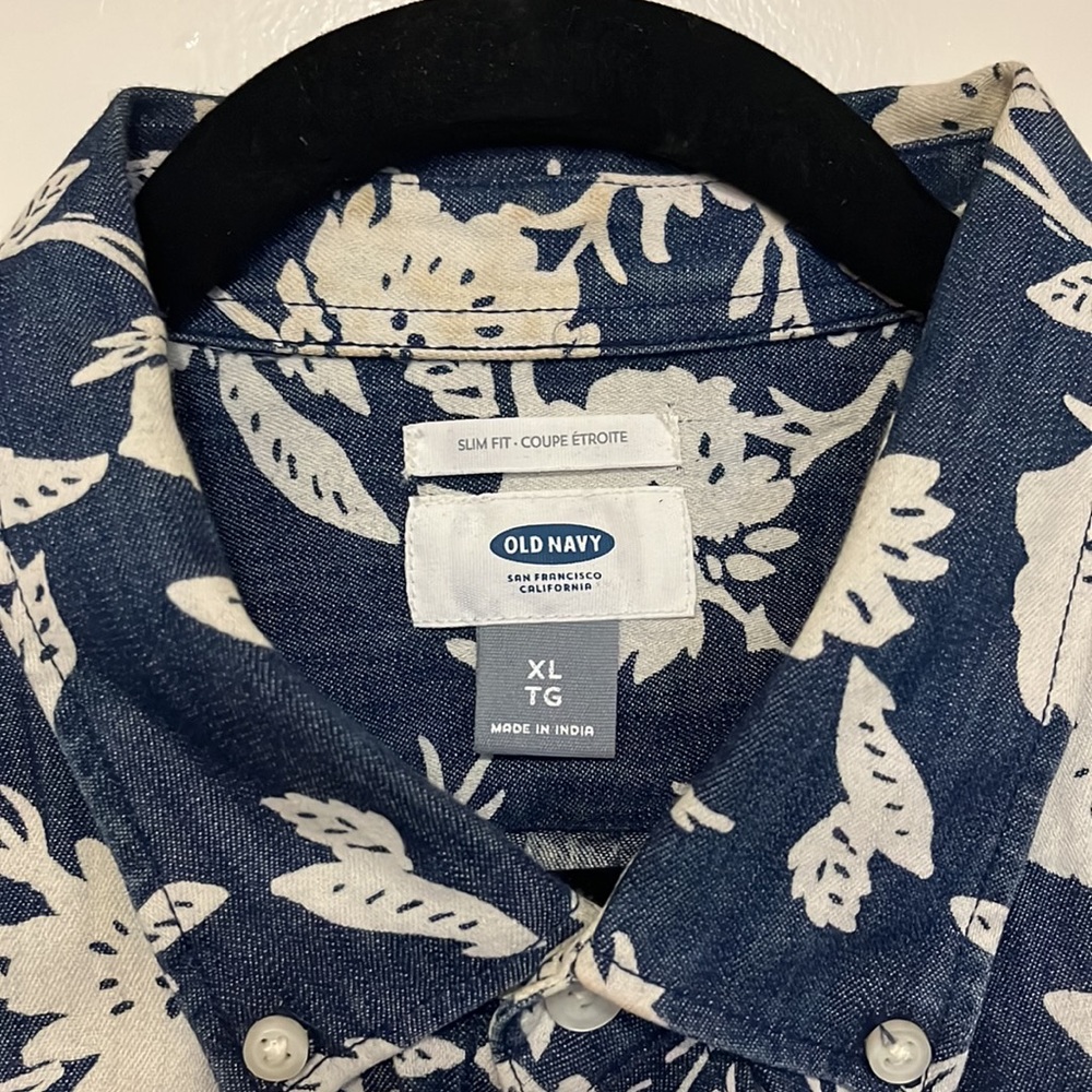 Old Navy Denim Printed Shirt - Picture 3 of 3